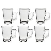 Jogo 6 Canecas de Vidro Casual Class Home