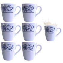 Jogo 6 Canecas Xicara 370ml em Melamina Portuguesa Resistente Jogo 6 Canecas Xicara 370ml em Melamina Portuguesa Resistente