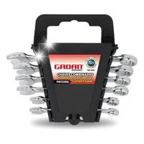 Jogo 6 Chaves Combinadas Gadan Aço Carbono Profissional