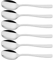 Jogo 6 Colheres Para Café Cosmos Aço Inox Tramontina