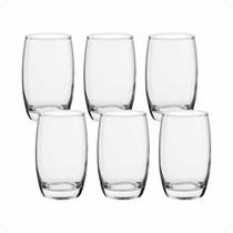 Jogo 6 Copo de Vidro Alto Liso Transparente 390ml Home & Co Jogo 6 Copo de Vidro Alto Liso Transparente 390ml Home & Co