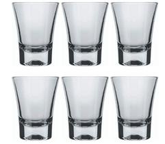 Jogo 6 Copo De Vidro Dose Shot 60Ml Cachaça Bar Pinga Jogo 6 Copo De Vidro Dose Shot 60Ml Cachaça Bar Pinga