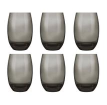 Jogo 6 Copo Long Drink 465 Ml S M Aruba Cinza