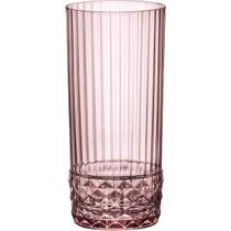 JOGO 6 COPO LONG DRINK BORMIOLI ROCCO AMERICA 20S VIDRO 490ml 16x7x7cm ROSA JOGO 6 COPO LONG DRINK BORMIOLI ROCCO AMERICA 20S VIDRO 490ml 16x7x7cm ROSA