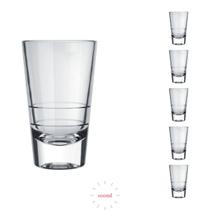 Jogo 6 Copos 100ml Caninha Dose Redondo Tequila Whisky