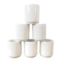 Jogo 6 copos 150ml - Kit Porcelana branca (3)