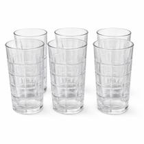 Jogo 6 Copos 380ml Linha Hera Para Água Suco Drinks Jogo 6 Copos 380ml Linha Hera Para Água Suco Drinks