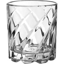 JOGO 6 COPOS ÁGUA DRINK BAIXO GIRATORIO HOME&CO VIDRO 280ml 9x8x8cm TRANSPARENTE