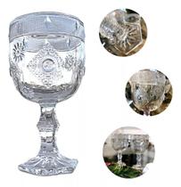Jogo 6 Copos Água Suco Vidro Taça 200ml Jogo 6 Copos Água Suco Vidro Taça 200ml