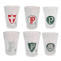 Jogo 6 Copos Americanos Palmeiras 190ml - Allmix