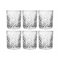 Jogo 6 Copos Baixo 310ml Em Vidro Grosso E Resistente Para Wisk e Bebidas
