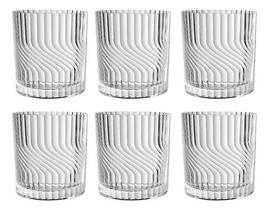 Jogo 6 Copos Baixos Para Whisky Drinks 340ml L'hermitage
