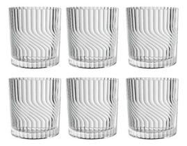 Jogo 6 Copos Baixos Para Whisky Drinks 340Ml L'Hermitage
