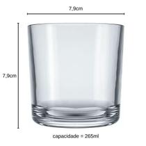 Jogo 6 Copos Bar Rocks 265 ml 1800 Jogo 6 Copos Bar Rocks 265 ml 1800