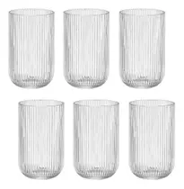 Jogo 6 Copos Cameratta em Vidro 425ml L'hermitage