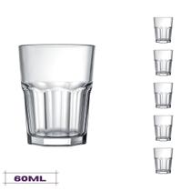Jogo 6 Copos de Shot 60ml Bristol Dose Tequila Whisky