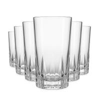 Jogo 6 Copos de Vidro 240ml Nadir para Suco e Água