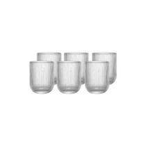 Jogo 6 Copos De Vidro 280ml Premium Bliss Jogo 6 Copos De Vidro 280ml Premium Bliss