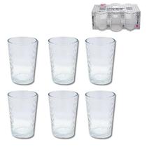 Jogo 6 Copos de Vidro Arizona Diamond 200ml Multiuso Jogo 6 Copos de Vidro Arizona Diamond 200ml Multiuso
