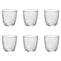 Jogo 6 copos de vidro baixo 296ml slot Bormioli Rocco Jogo 6 copos de vidro baixo 296ml slot Bormioli Rocco