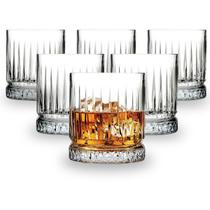 Jogo 6 Copos De Vidro p Whisky Drinks Luxo - Brinox