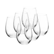 Jogo 6 Copos de Vidro Transparentes Aruba 475ml - Gamma