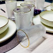 Jogo 6 Copos Imperial Style de Vidro 350ML - GAMMA Jogo 6 Copos Imperial Style de Vidro 350ML - GAMMA