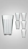 Jogo 6 Copos Long Drink Vidro 345ml Jogo 6 Copos Long Drink Vidro 345ml