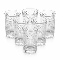 Jogo 6 Copos Para Agua Suco Palm Tree 360Ml Cristal Wolff