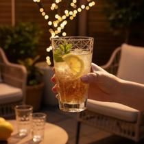 Jogo 6 Copos Porto Fino 420ml de Vidro Transparente Jogo 6 Copos Porto Fino 420ml de Vidro Transparente