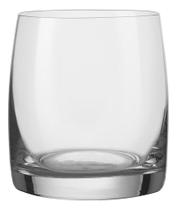 JOGO 6 COPOS UÍSQUE BOHEMIA IDEAL CRISTAL 290ml 9x8x8cm TRANSPARENTE