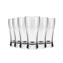 Jogo 6 Copos Vidro Cerveja Chopp Munich 195ML Gamma