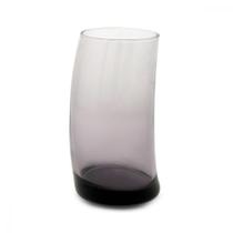 Jogo 6 Copos Vidro Curvo Alto Longo 390ml Bebidas Água Sucos Utensílio Cozinha Servir Mesa Posta Design Moderno Resistente