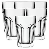 Jogo 6 Copos Vidro Grosso 400ml Cerveja Suco Drink - Original