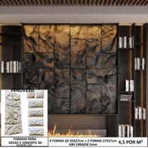 Jogo 6 Forma 3d Luxo ABS 2mm 4 formas 55x27cm + 2 formas 27x27cm IN324 Jogo 6 Forma 3d Luxo ABS 2mm 4 formas 55x27cm + 2 formas 27x27cm IN324