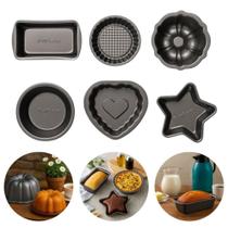 Jogo 6 Forminhas Mini Bolo Quiche Pão Muffin Betty Crocker