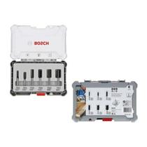 Jogo 6 Fresas Retas Standard Encaixe 6Mm Bosch Jogo 6 Fresas Retas Standard Encaixe 6Mm Bosch