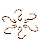Jogo 6 Ganchos Para Barra Suporte Utensílios Piatina Rosé Gold - 2417rg Future
