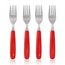 Jogo 6 Garfos de Mesa Cozinha Buffet Vermelho Betty Crocker Jogo 6 Garfos de Mesa Cozinha Buffet Vermelho Betty Crocker