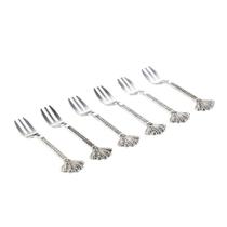 Jogo 6 Garfos De Zamac Para Bolo Silver Plated Pavão Lyor - L3138 - Lyor classic Jogo 6 Garfos De Zamac Para Bolo Silver Plated Pavão Lyor - L3138 - Lyor classic