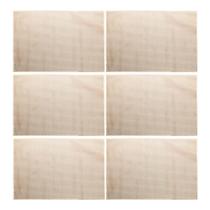 Jogo 6 Lugar Americano Retangular Mesa PVC Antiderrapante Flex Bege 45x30cm Lyor