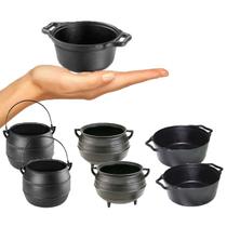 Jogo 6 Miniaturas de Ferro Caldeirões e Caçarolas - Panela Mineira