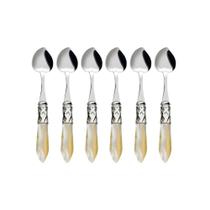 Jogo 6 Peças Colher Bolo Sobremesa Coração Kit Talheres Cozinha Café Chá Doce Aladim Bugatti Jogo 6 Peças Colher Bolo Sobremesa Coração Kit Talheres Cozinha Café Chá Doce Aladim Bugatti