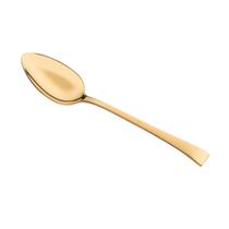 Jogo 6 peças Colher para mesa de aço inox PVD Dourado Berna Wolff - 71400 Jogo 6 peças Colher para mesa de aço inox PVD Dourado Berna Wolff - 71400