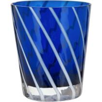 JOGO 6 PEÇAS COPO VIDRO 350ml 10x9x9cm AZUL