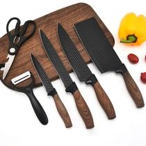 Jogo 6 Peças Facas Aço Forjada Chef Profissional