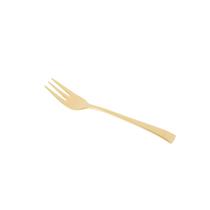 Jogo 6 peças garfos para bolo de aço inox PVD dourado Berna Wolff - 71522