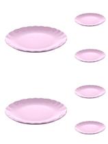 Jogo 6 pratos 19 cm para sobremesa de cerâmica Bergama Plum Wolff - 17530
