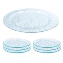 Jogo 6 Pratos de Sobremesa de Vidro 750-68819 N223136-5-Mays Jogo 6 Pratos de Sobremesa de Vidro 750-68819 N223136-5-Mays