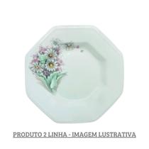 Jogo 6 Pratos Fundo 24cm Schmidt - Dec. E650 2 Linha